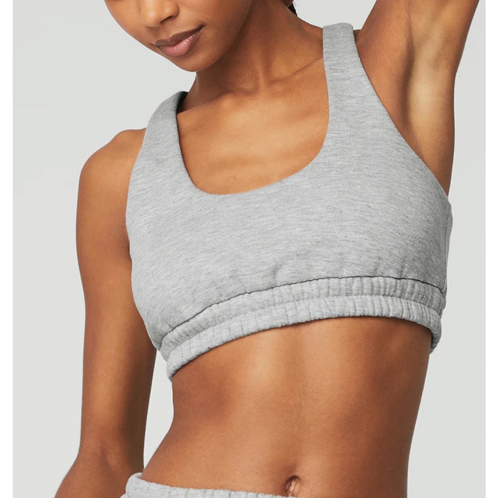 Alo scoopneck sweatshirt bra
